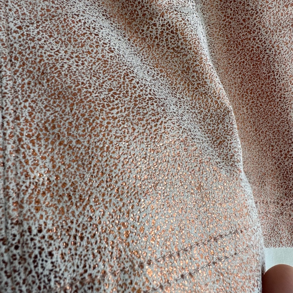 Free People Textured Tan Mini Skirt - Picture 3 of 5